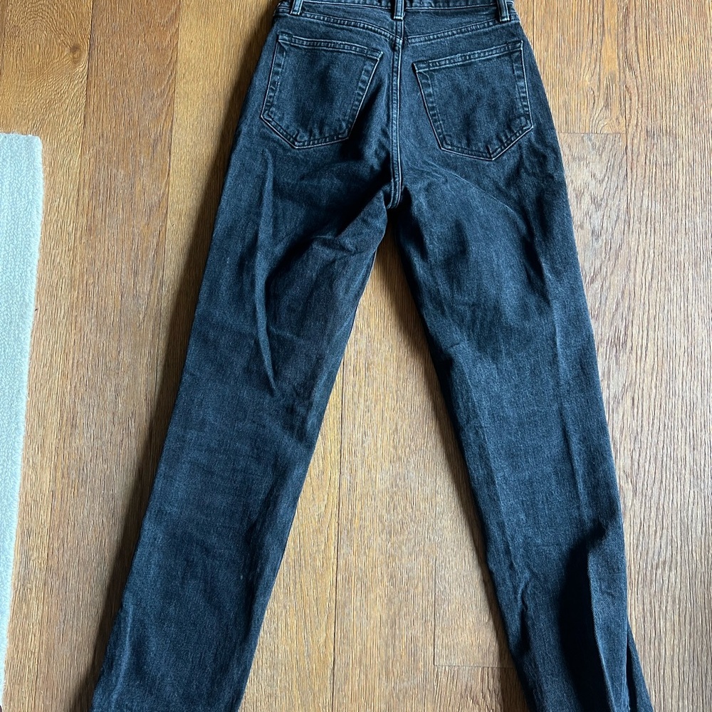 Abercrombie black straight jeans size 26